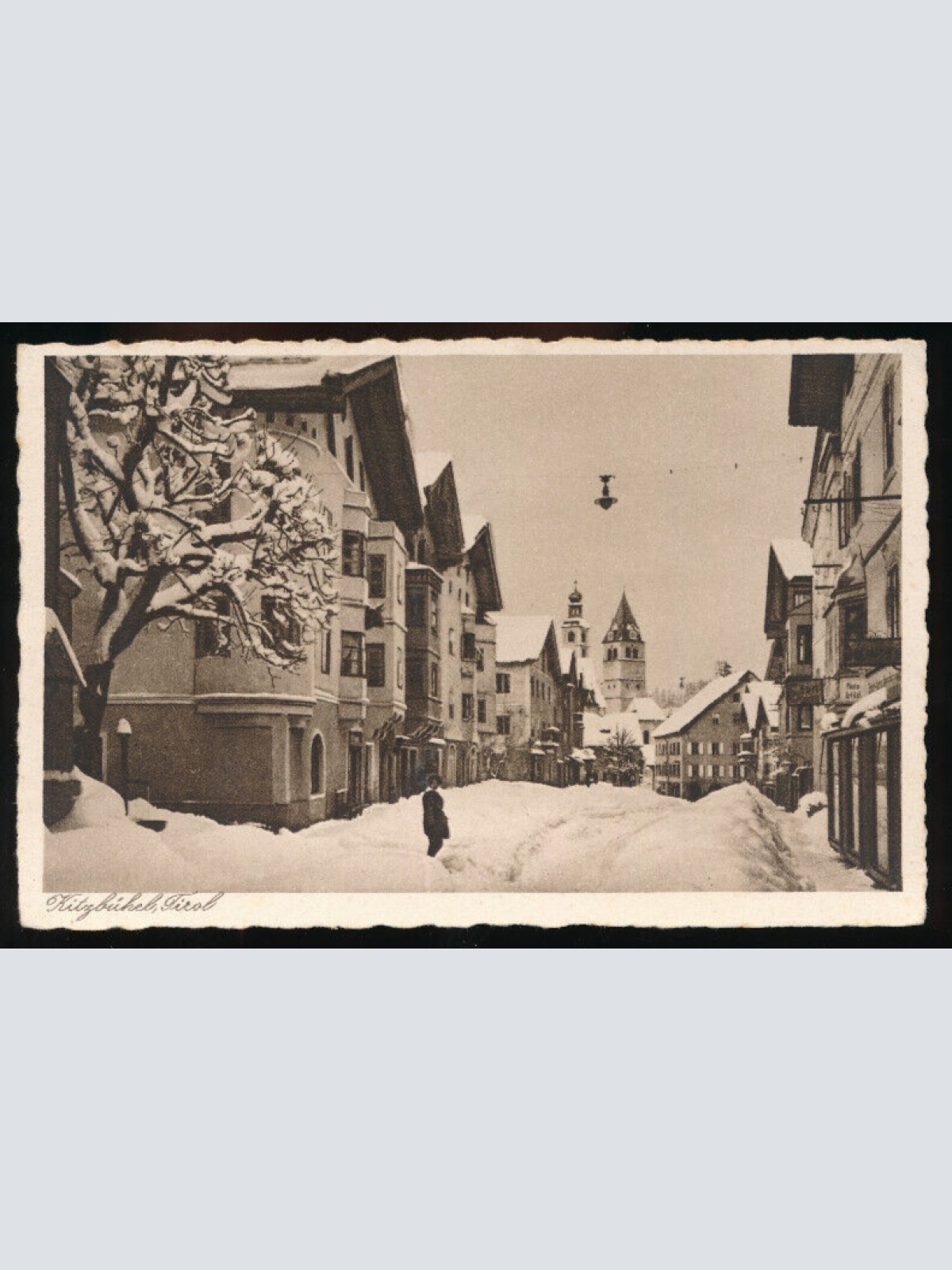 AK aus Kitzbühel Winterkarte Tirol (5602)