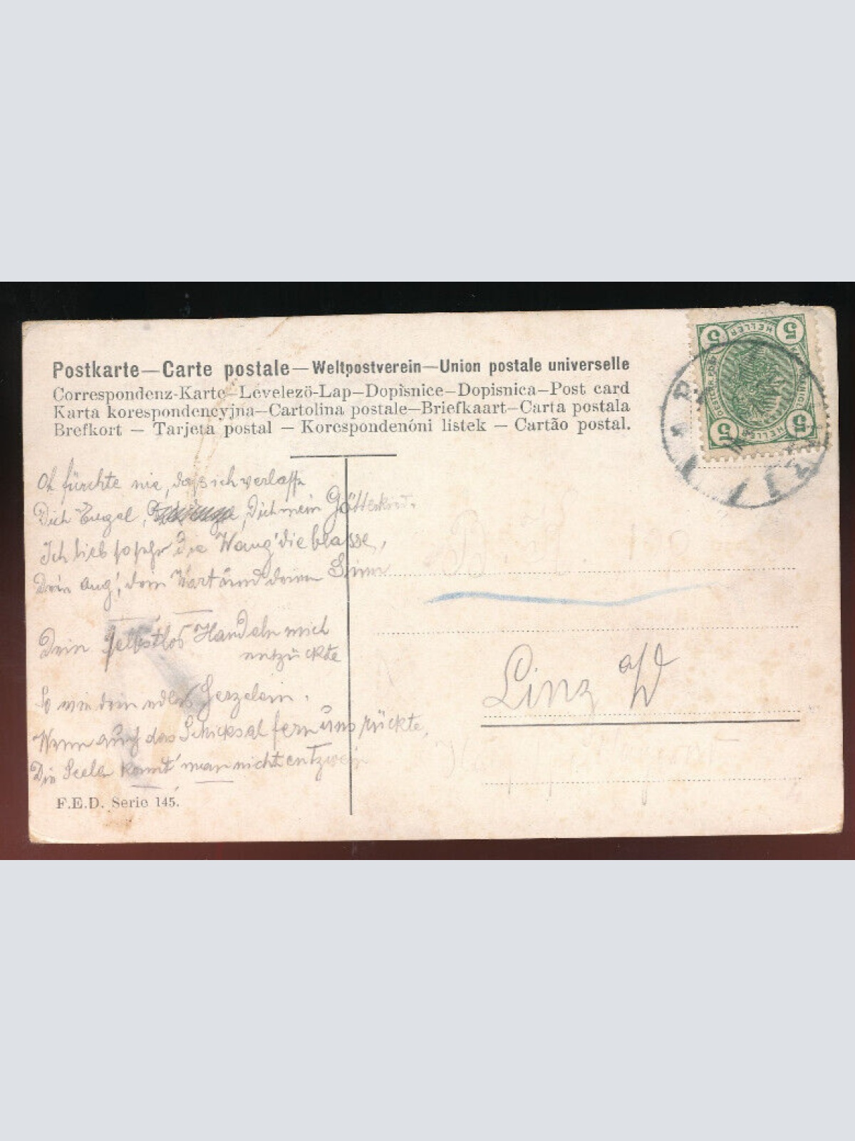 AK von vier Katzen mit Milchschale (5613)