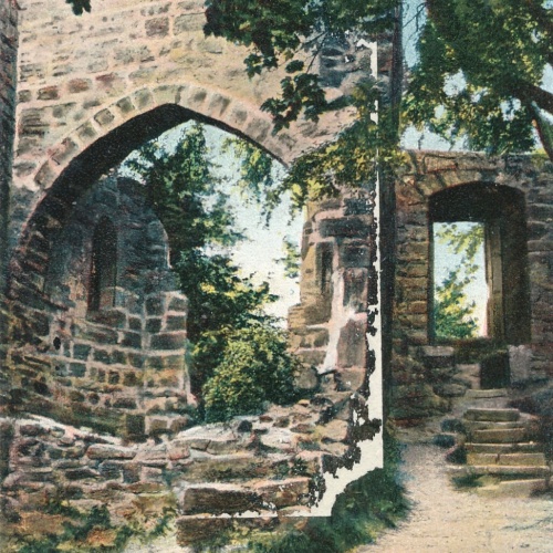 AK, Blankenburg, Schlosskapelle der Ruine Greifenstein, Thüringen (S1910)