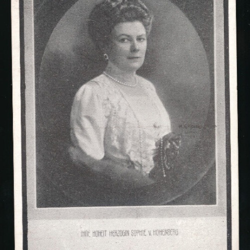 AK von der Herzogin Sophie von Hohenberg (5579)