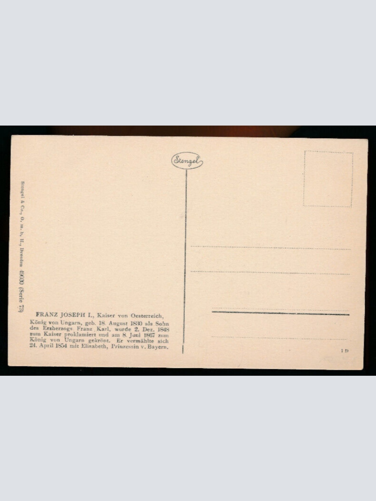 AK vom Kaiser Franz Josef (5587)