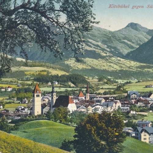 AK, Kitzbühel gegen Süden, Tirol (S1869)