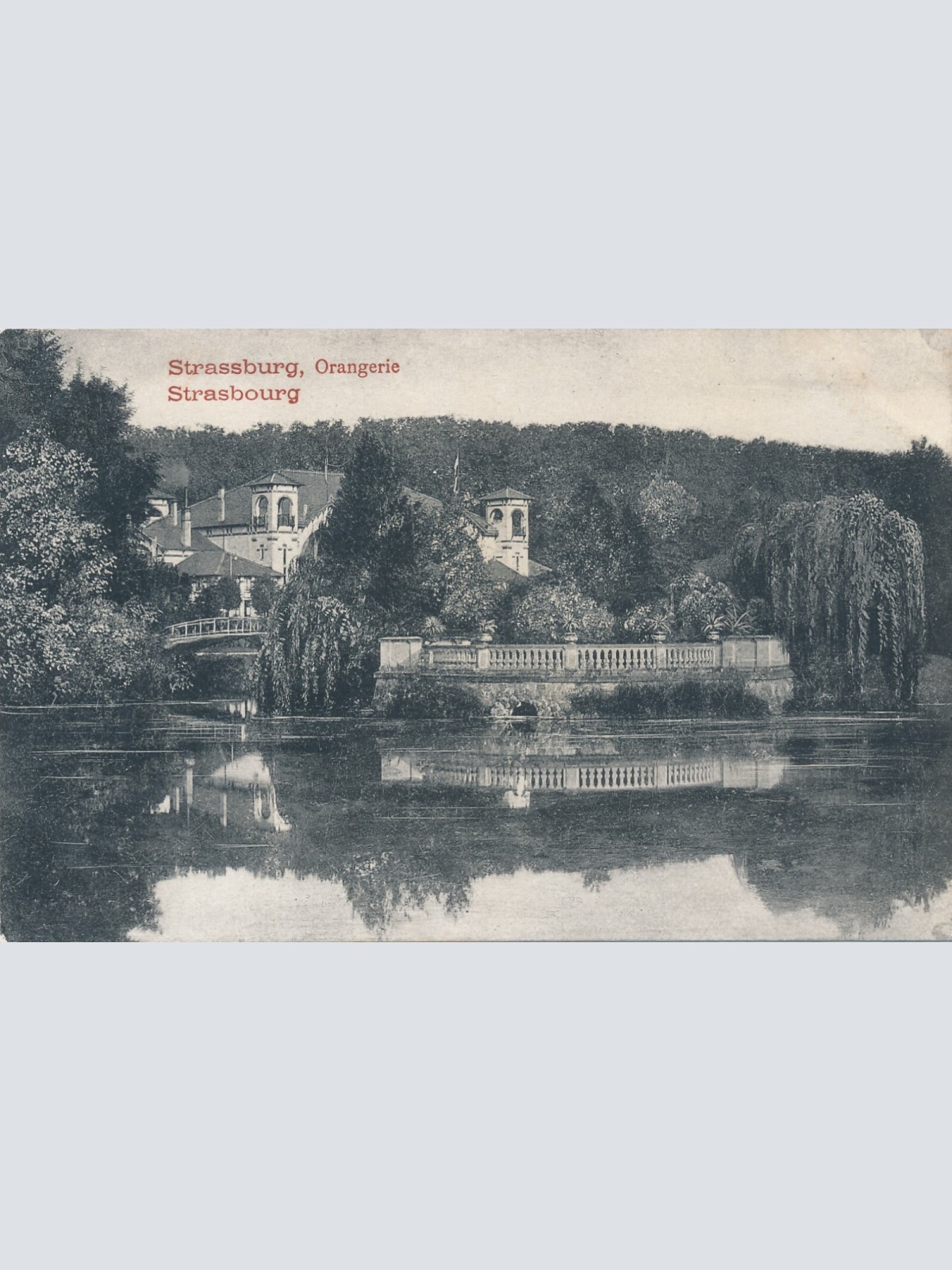 AK, Strassburg, Orangerie, Strasbourg, Frankreich (S1870)