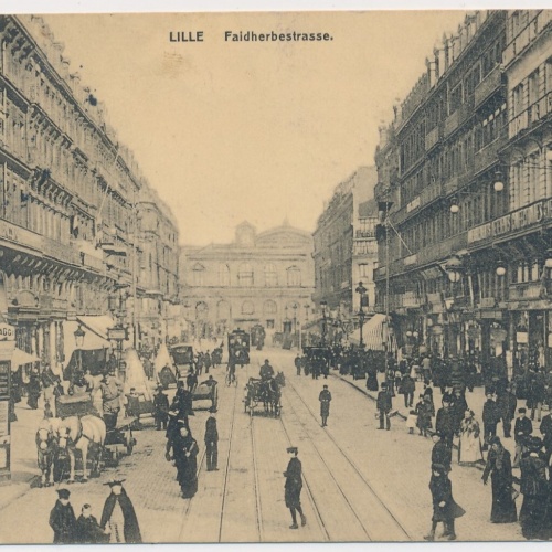 AK, Lille, Faidherbestraße, Frankreich (S1871)