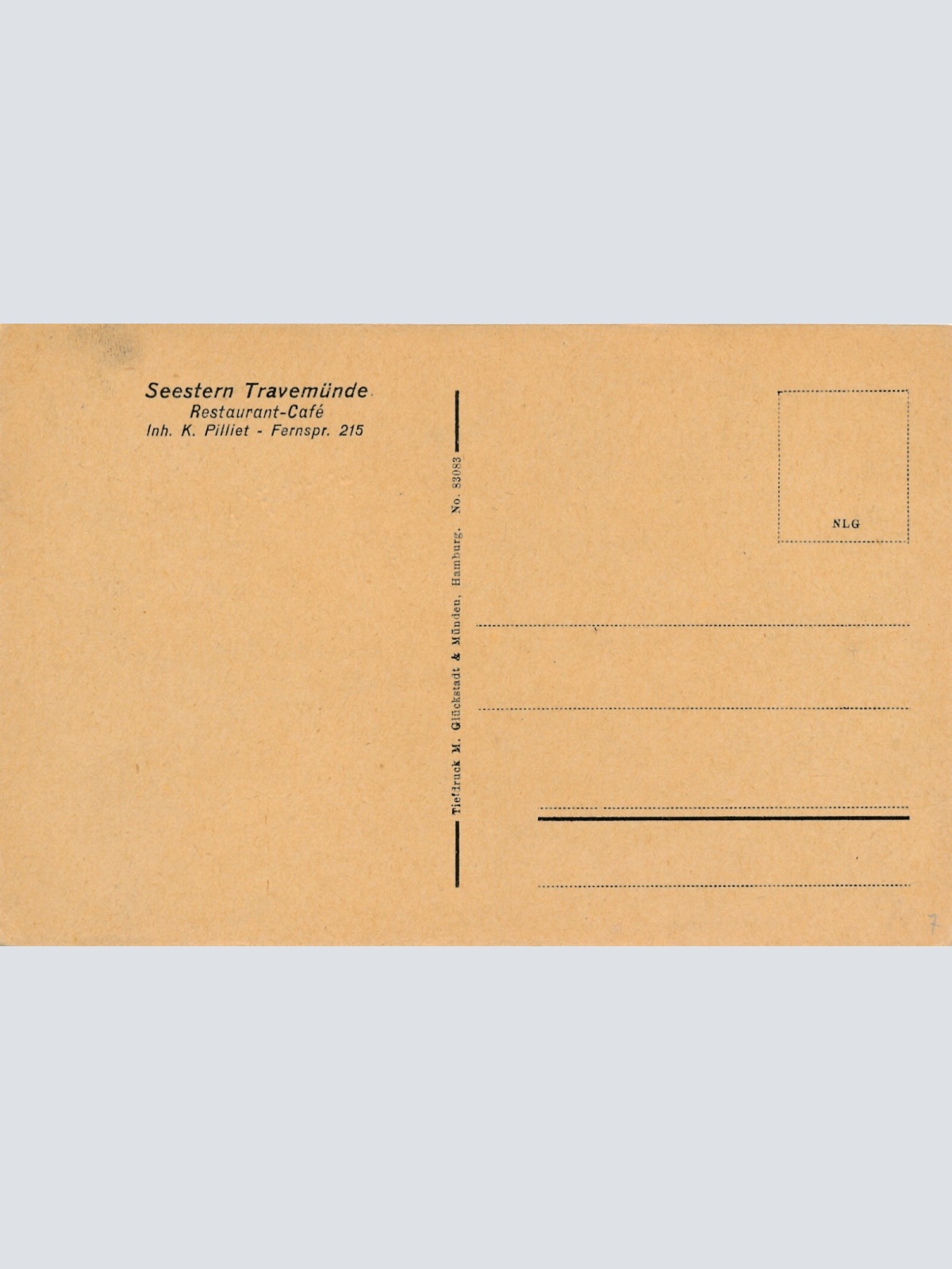 AK, Seestern, Travemünde, Schleswig-Holstein (S1864)