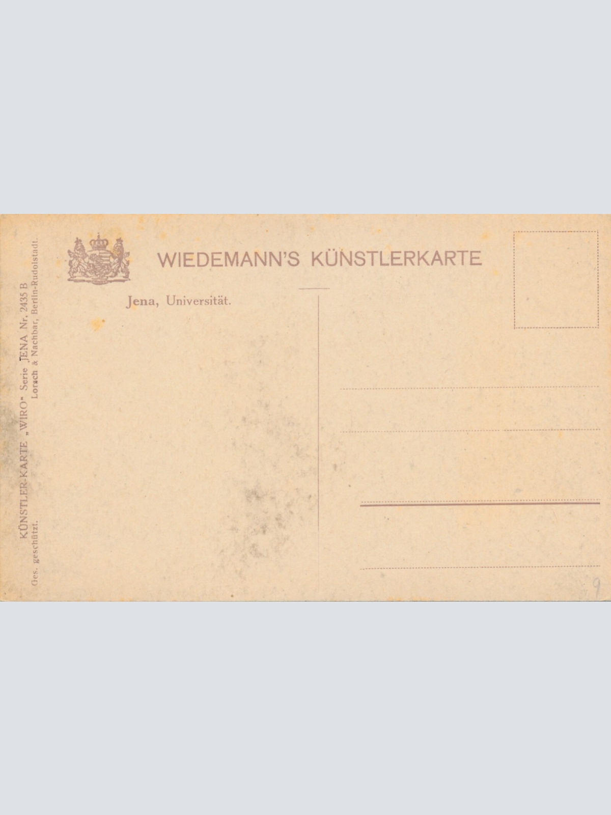 AK, Jena, Universität, Thüringen (S1858)