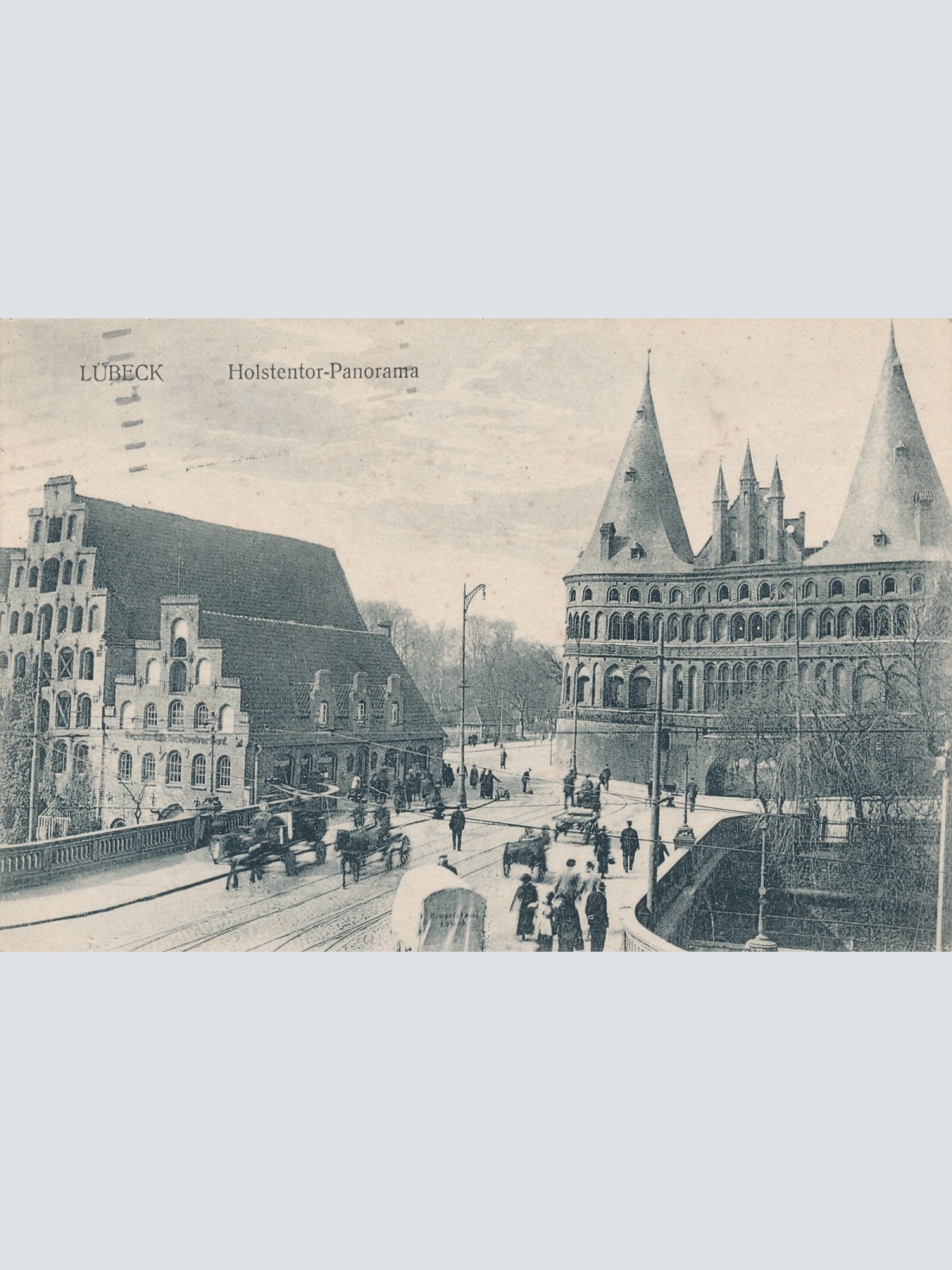 AK, Lübeck, Holstentor-Panorama, Schleswig-Holstein (S1862)