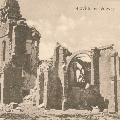 AK, Riaville en Voevre, Kirche, Frankreich (S1982)