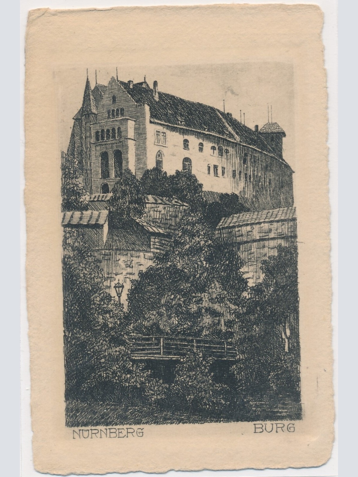 AK, Nürnberg, Burg, Bayern  (S1933)
