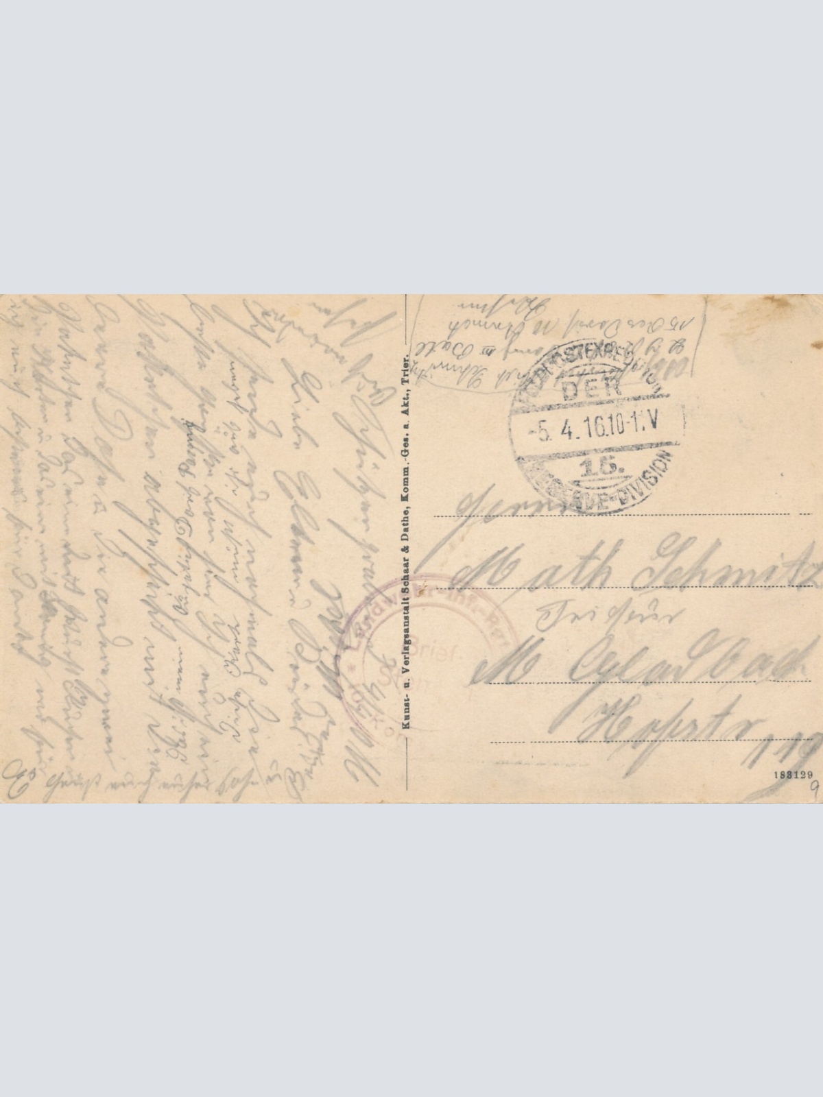 AK, Pargny am Aisnekanal, Frankreich (S1958)