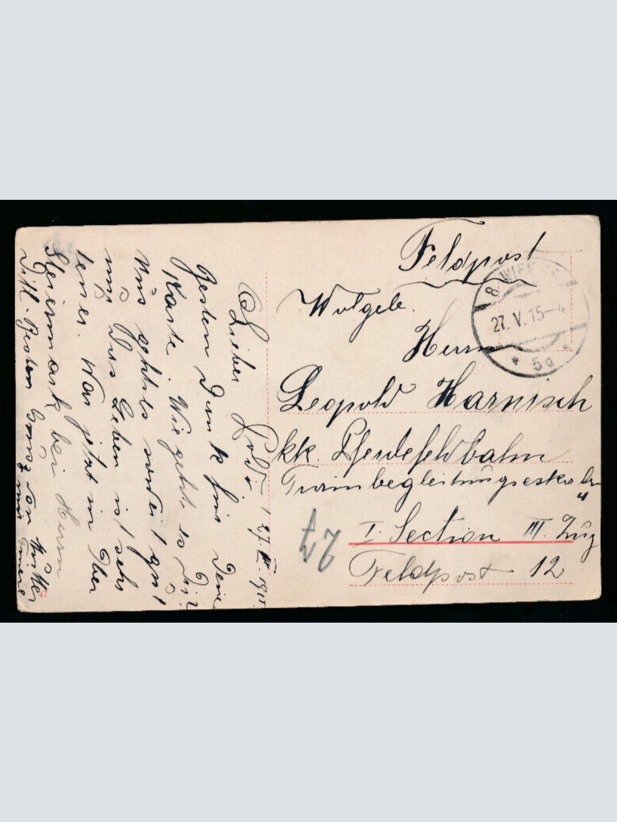 AK aus Wien Franz Josefs Kai (5739)