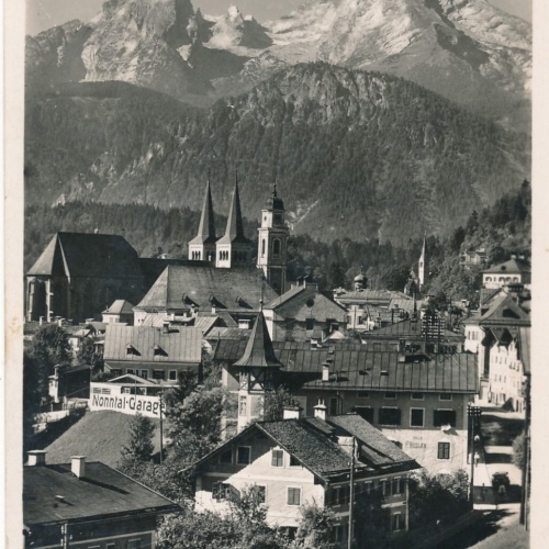 AK, Berchtesgaden mit Watzmann, Bayern (S1777)