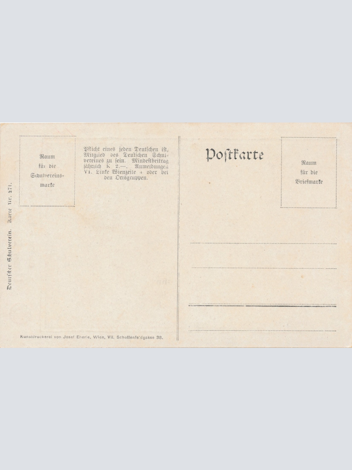 DSV - Karte Nr.271 Oberöst. Trachtenbilder Linzer Bürgertracht 1830 OÖ (6267)