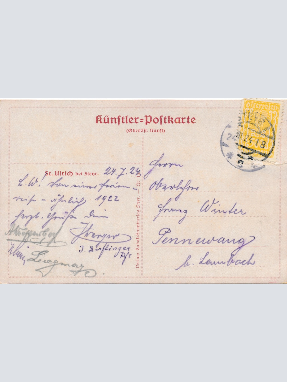 AK aus St. Ulrich bei Steyr Oberösterreich (6271)