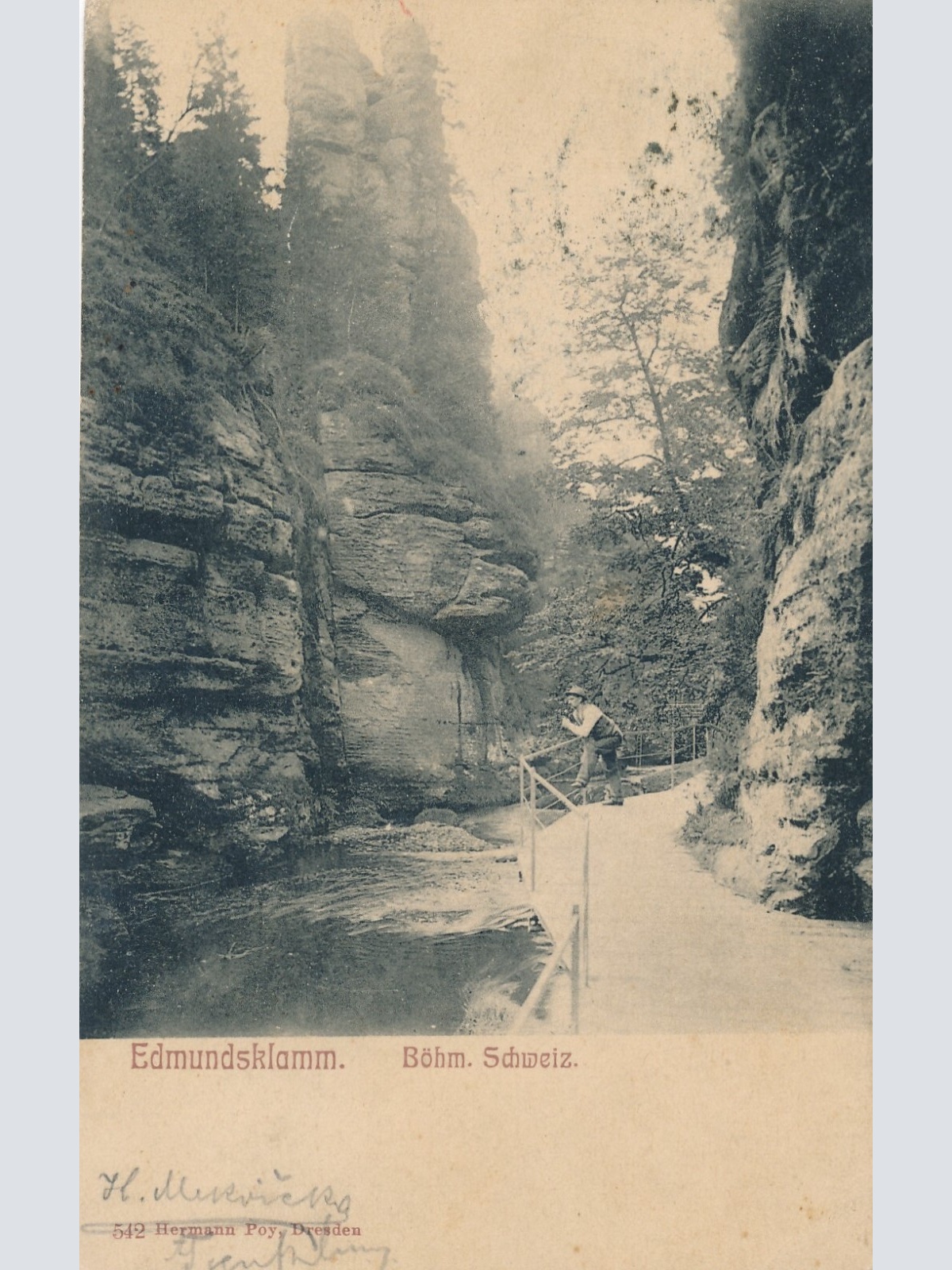 AK, Edmundsklamm, Böhm. Schweiz, Tschechien (S1761)