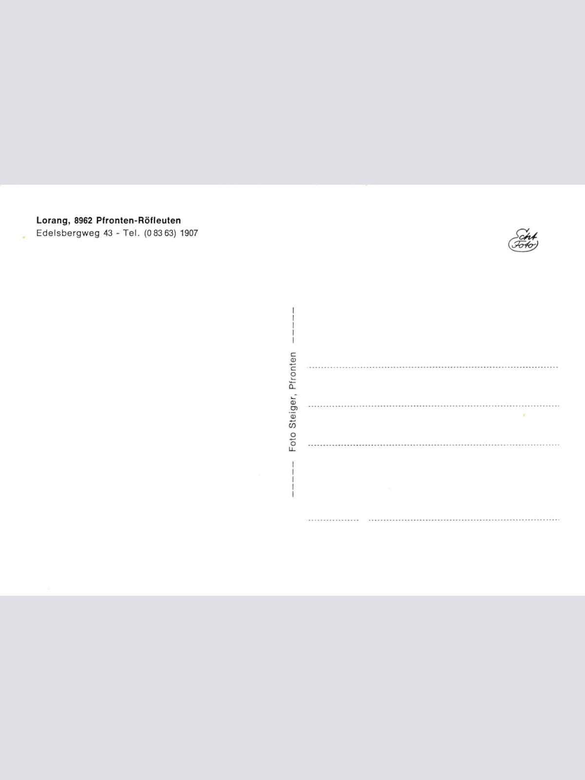 AK, Lorang, Pfronten-Röfleuten, Bayern (S1804)