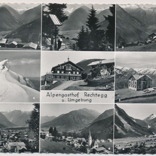 AK, Alpengasthof Rechtegg u. Umgebung, Salzburg (S1788)