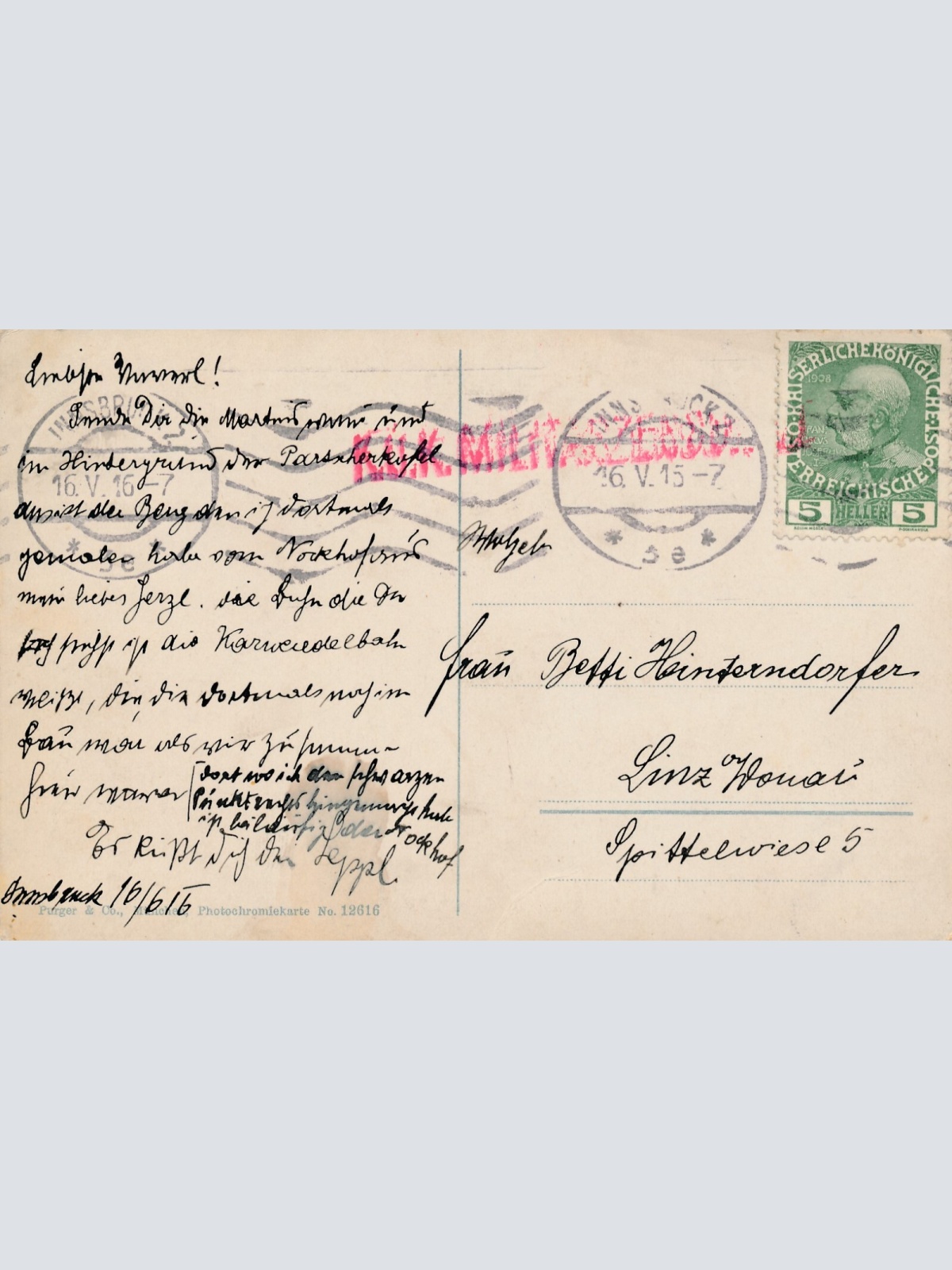 AK, Mittenwald-Bahn, Tunnel an der Wand, mit Patscherkofel, Bayern (S1791)