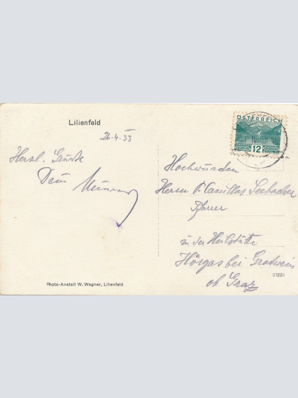 AK aus Lilienfeld Niederösterreich (6339)