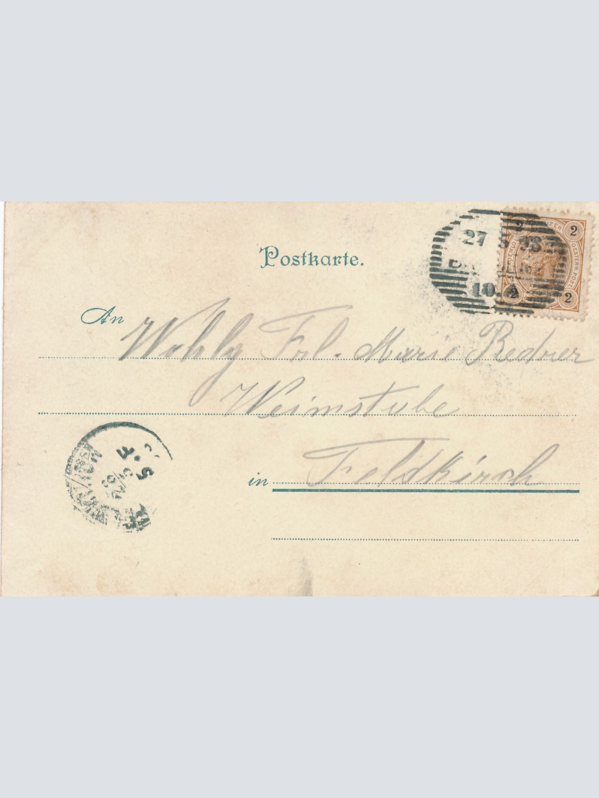 Glückwunsch - Litho - Karte Fröhliche Pfingsten Junge mit Tracht (6280)