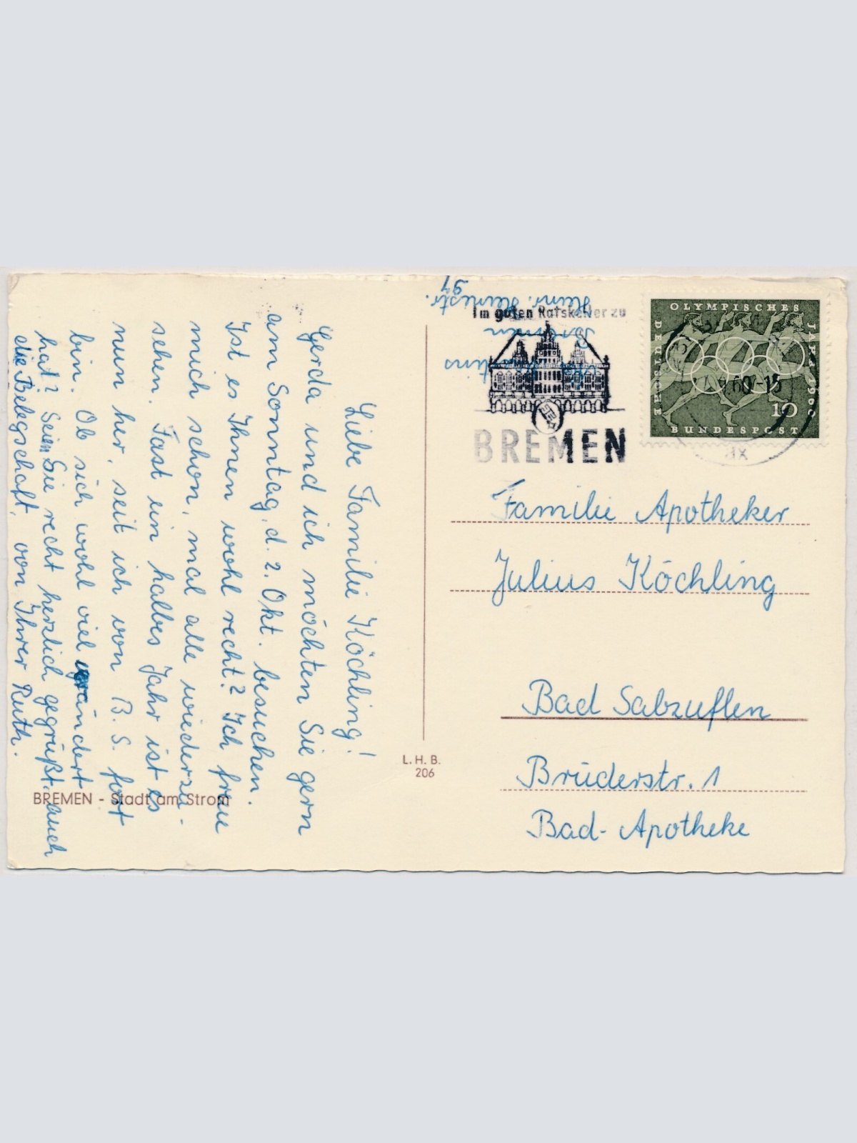 AK, Bremen, Stadt am Strom (S1739)