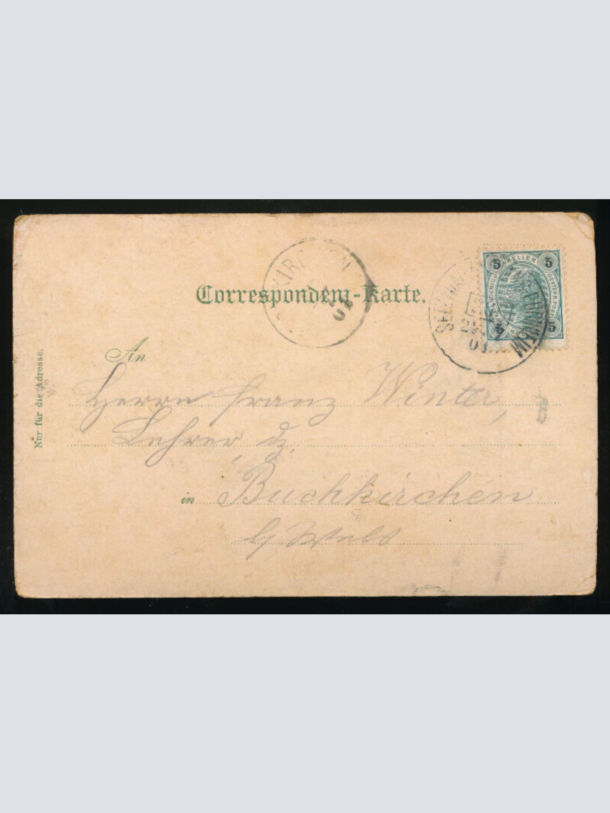 Litho - Karte gruss aus Obertraun Oberösterreich (6061)