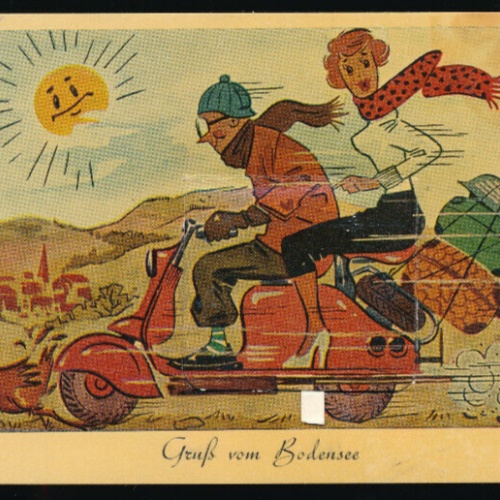 Leporello - Karte gruß vom Bodensee Bayern (5959)