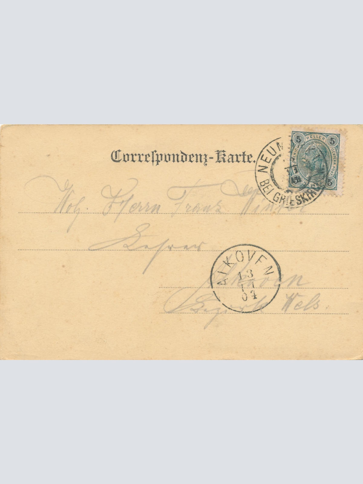 AK aus Neumarkt Kallham Oberösterreich (6185)