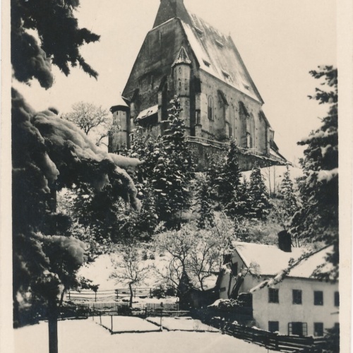 AK aus Kirchberg am Wechsel mit St. Wolfgangkirche Niederösterreich (6381)