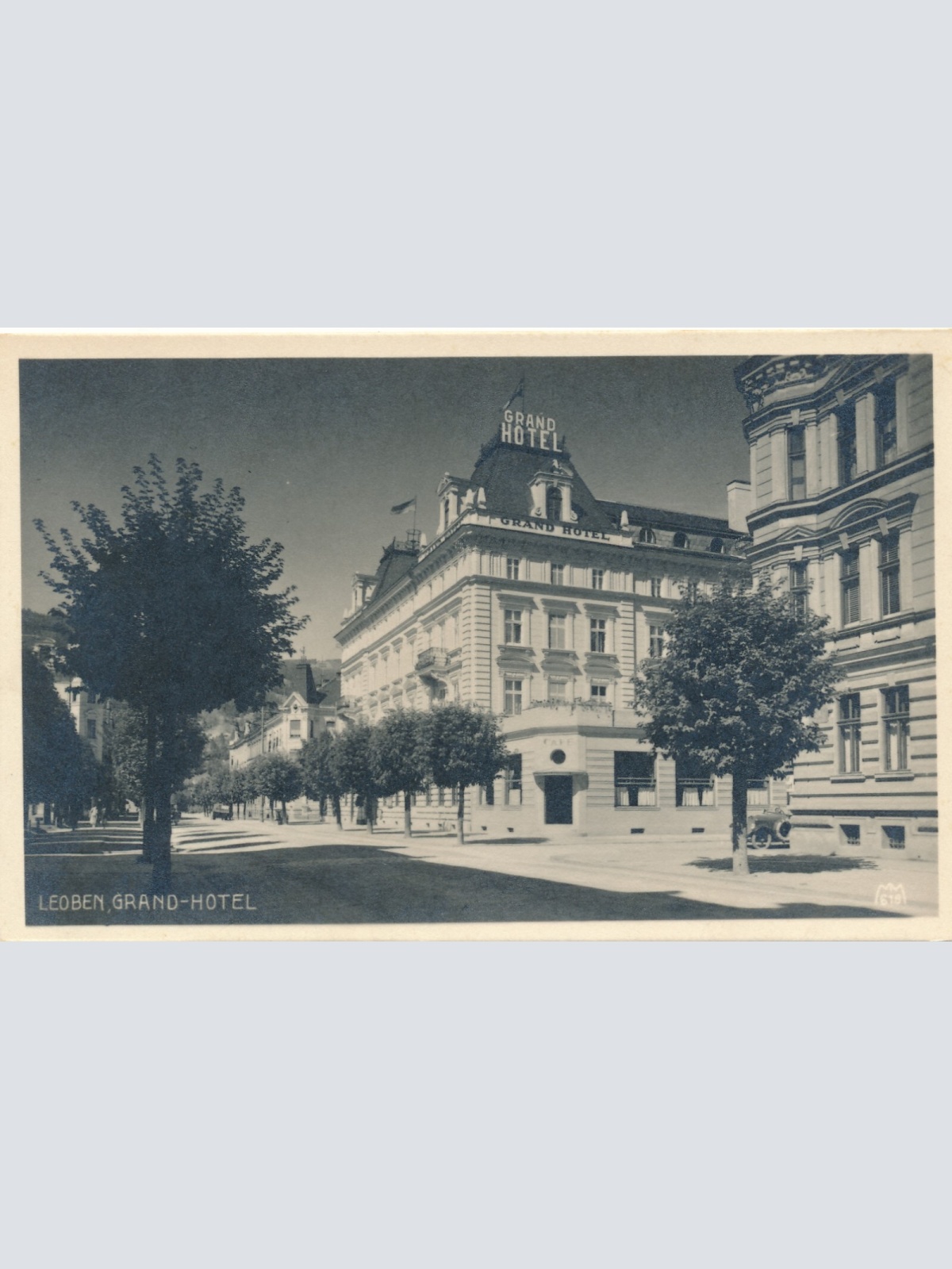 AK aus Leoben mit Grand Hotel Stmk  (6366)