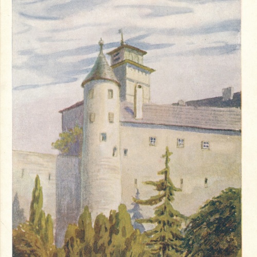 AK aus Schönbühel mit Schloss Niederösterreich (6338)