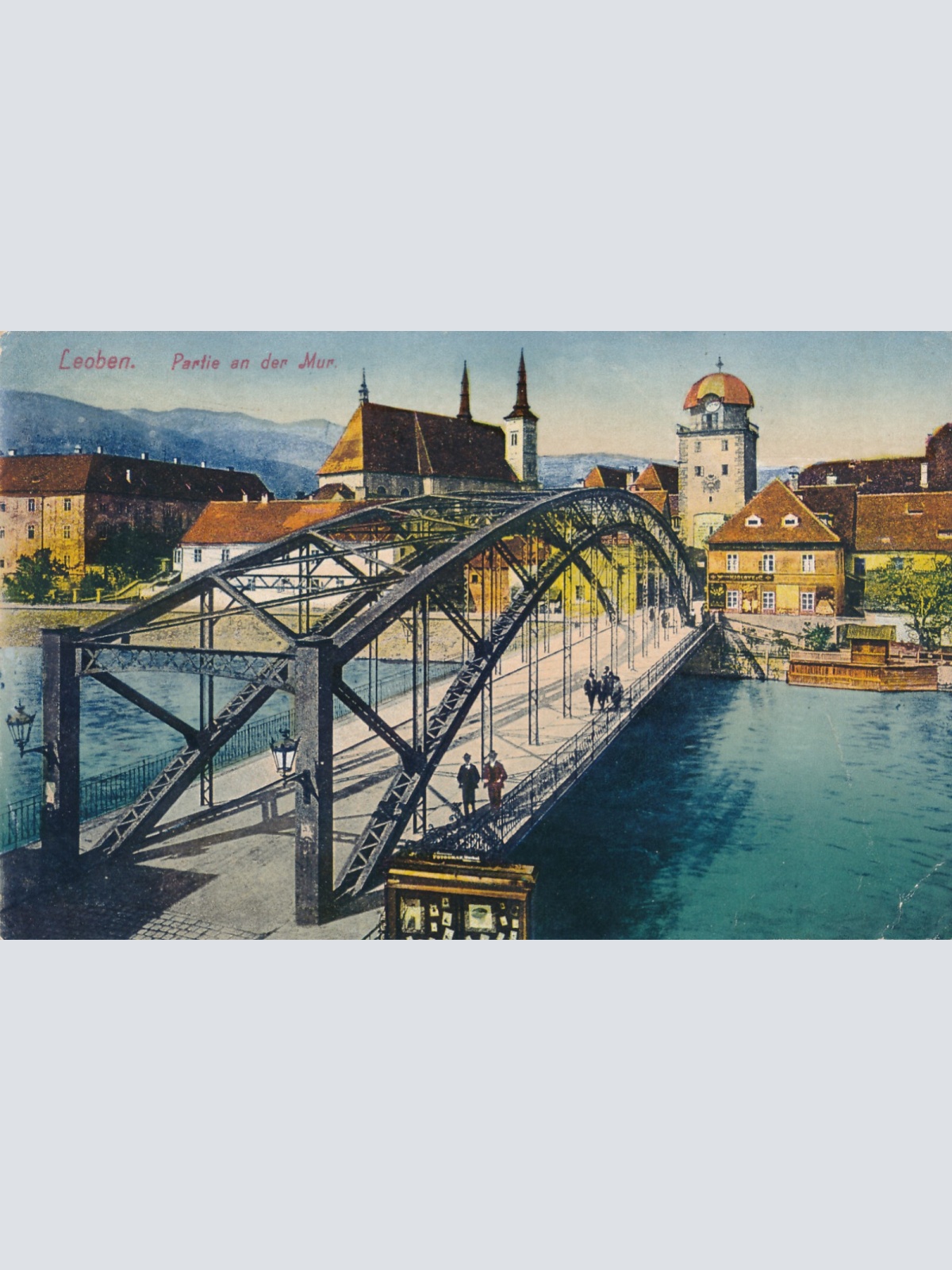 AK aus Leoben mit Brücke Stmk  (6365)