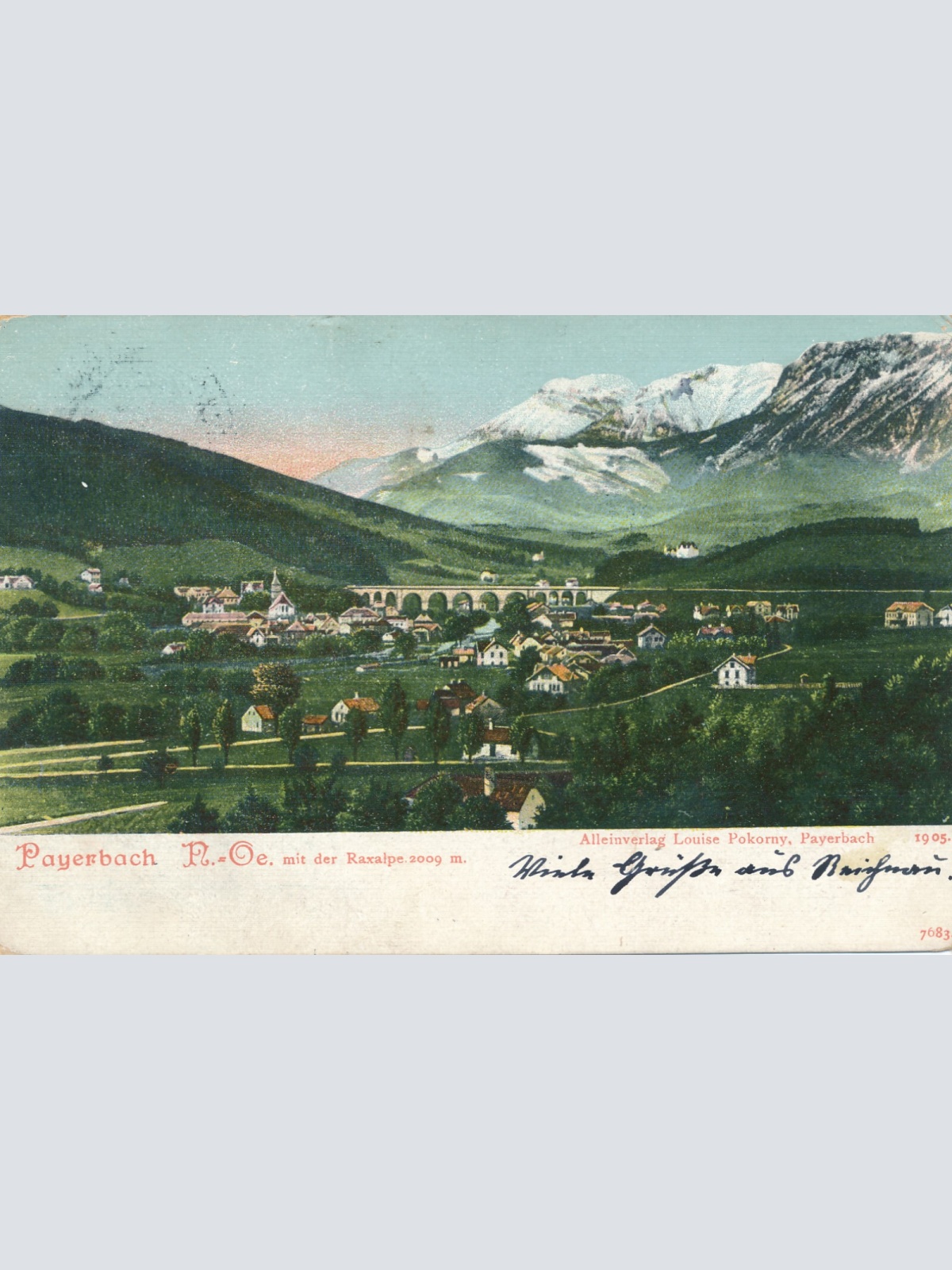 AK aus Payerbach Niederösterreich (6393)