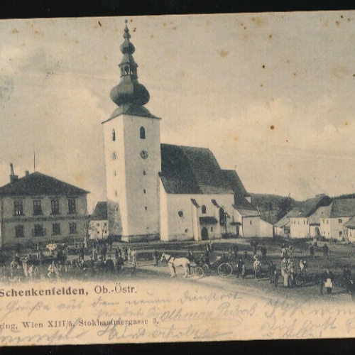 AK gruss aus Schenkenfelden Oberösterreich (5945)