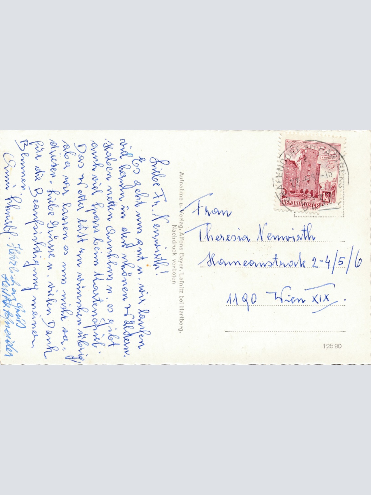 AK aus Starnbach Fremdenheim Michael Schützenhöfer Steiermark (6142)