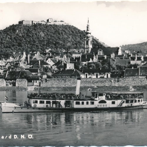 AK aus Hainburg Mit Dampfer Niederösterreich (6871)
