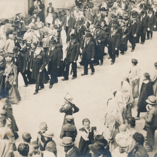 AK Annodazumals Foto von einer Promenade (6846)