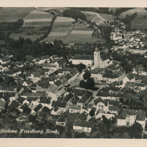 AK aus Friedberg Fliegeraufnahme Steiermark (6131)