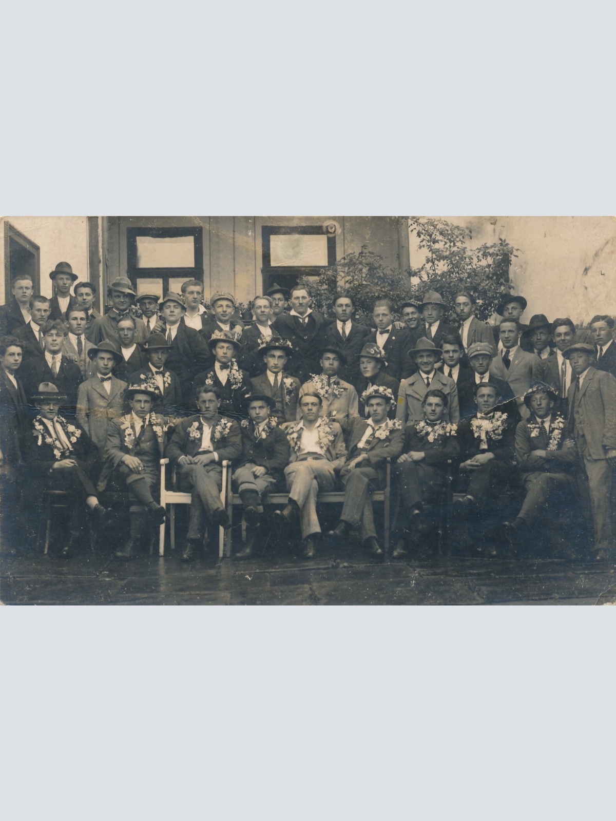 AK Annodazumals Gruppenfoto von Männer (6849)