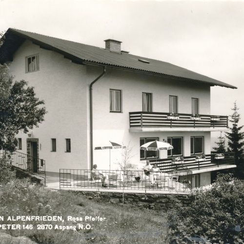 AK aus St.Peter Pension Alpenfrieden Niederösterreich (6117)