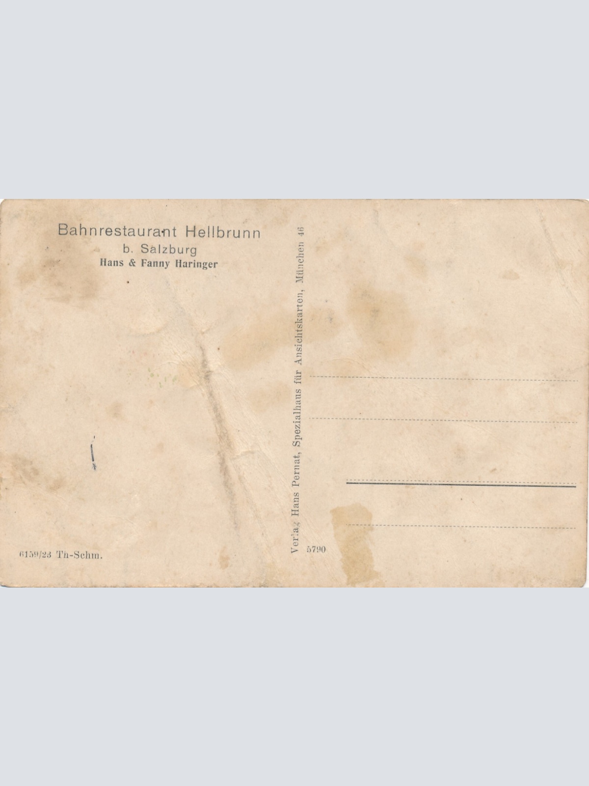 AK vom Schloß Hellbrunn mit Wasserkünste Salzburg (6202)