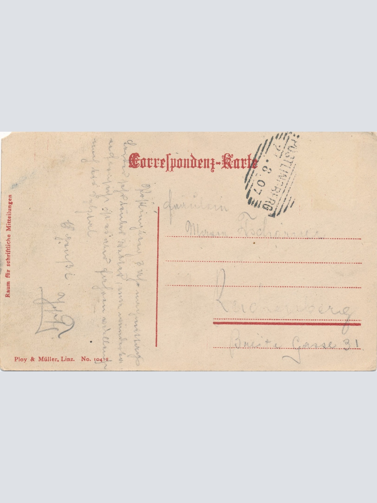 AK aus Linz Pöstlingberg mit Bergbahnhotel Oberösterreich (6169)