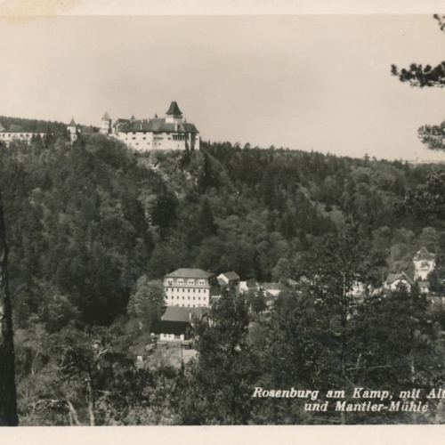 AK aus Rosenburg am Kamp mit Altenburg Niederösterreich (6885)