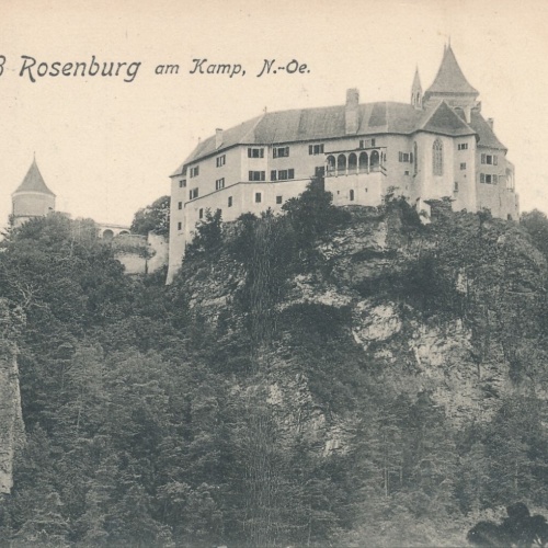 AK vom Schloß Rosenburg am Kamp Niederösterreich (6886)