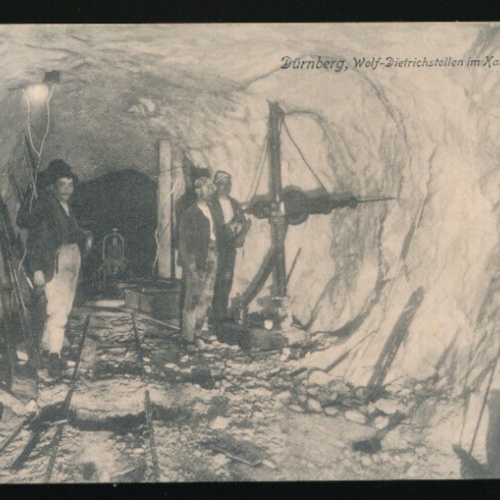 AK aus Dürnberg Wolf Dietrichstollen im Kalkstein Salzburg (5984)