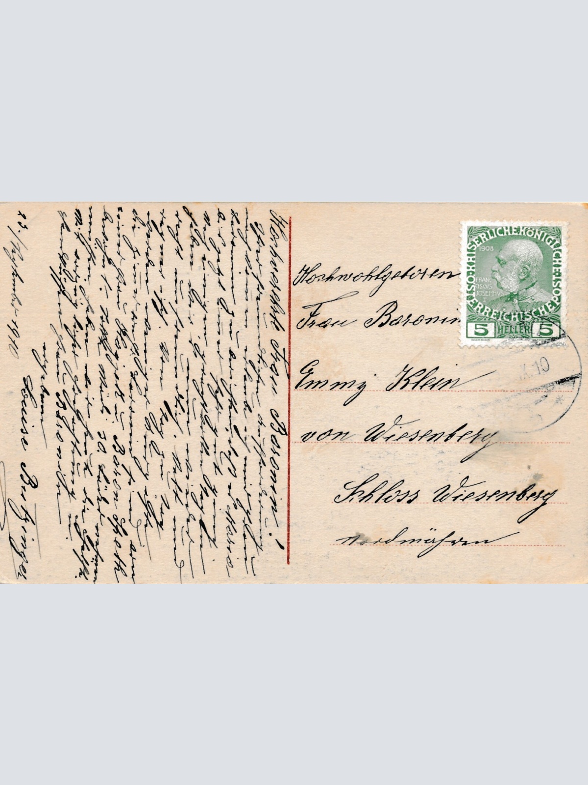 AK aus Bad Hall mit Villa Rabl Oberösterreich (6784)