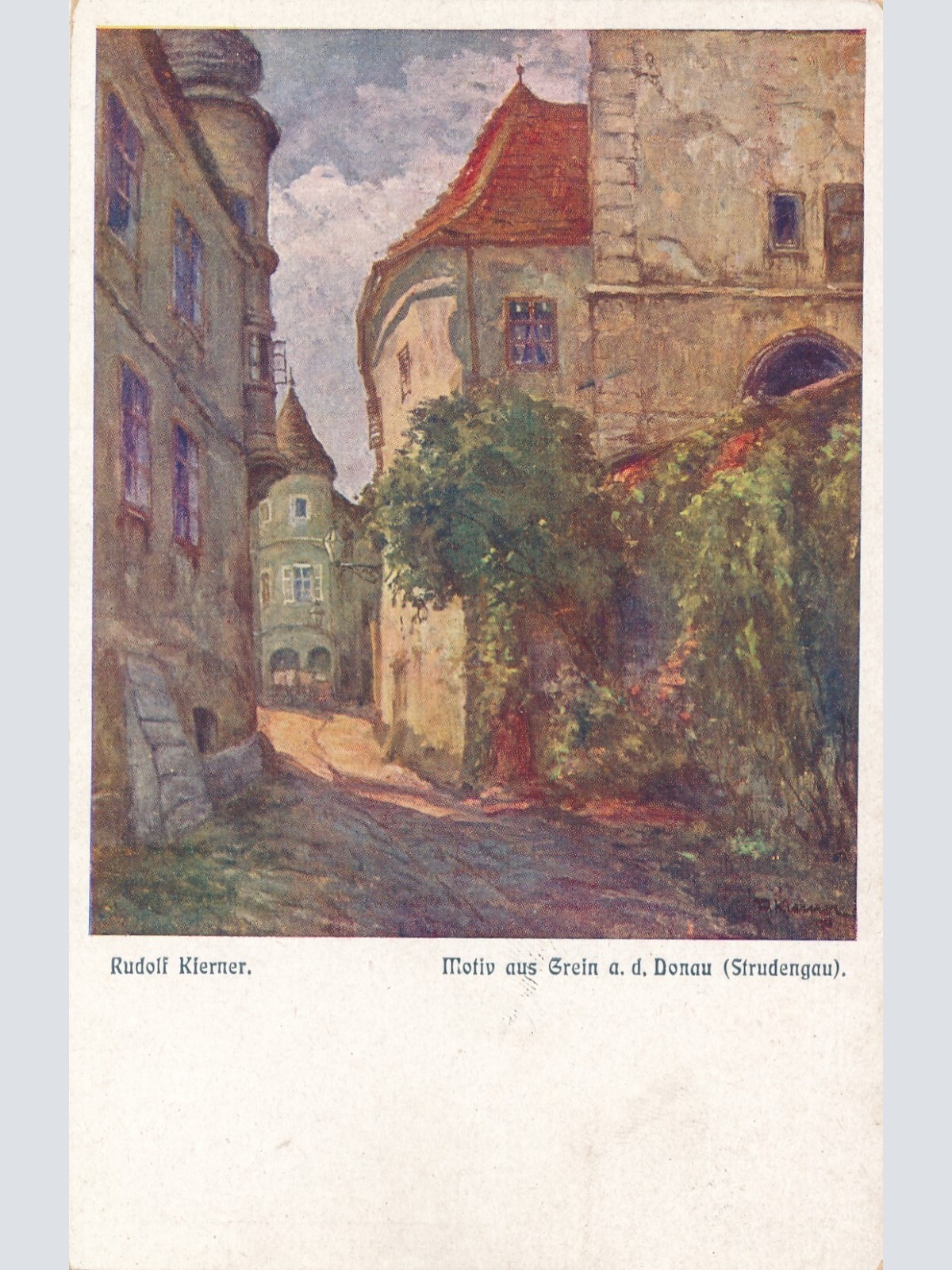 AK aus Grein an der Donau von Rudolf Kierner Oberösterreich (6808)