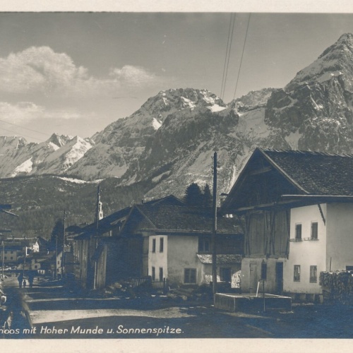 AK aus Lermoos Dorfstrasse Tirol (6933)