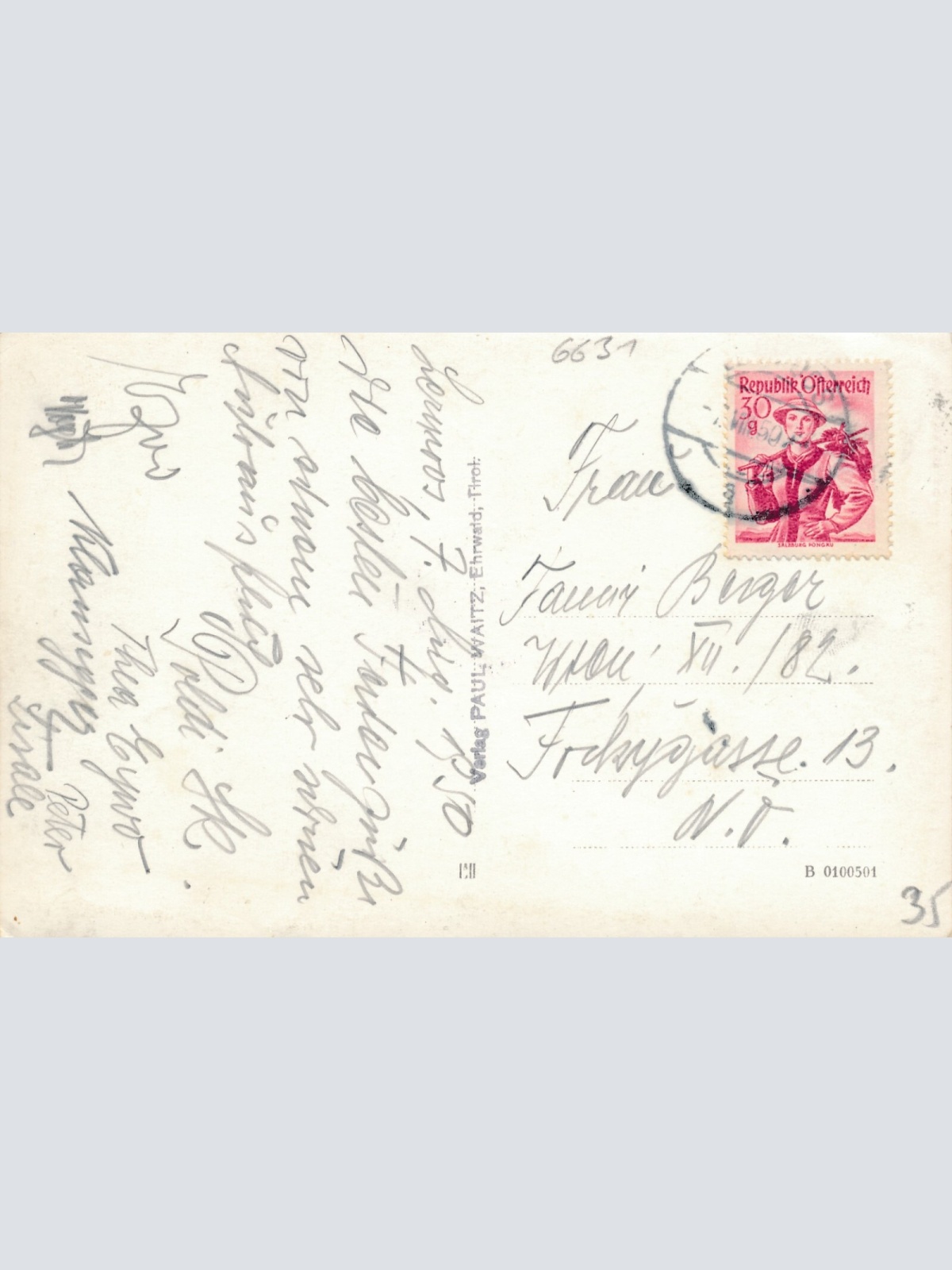 AK aus Lermoos mit Ups Spitze Tirol (6934)