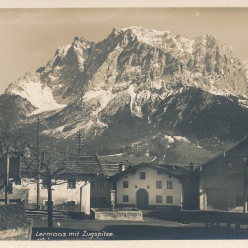 AK aus Lermoos mit Zugspitze Tirol (6938)